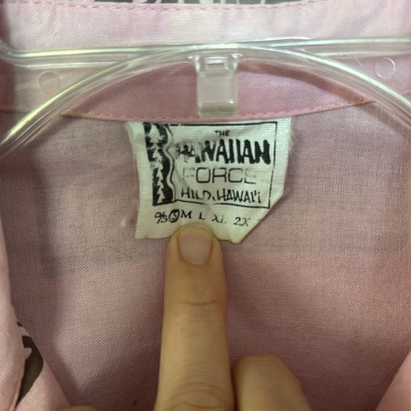 Hawaiian Force 3/4 sleeve button down top - Picture 2 of 3